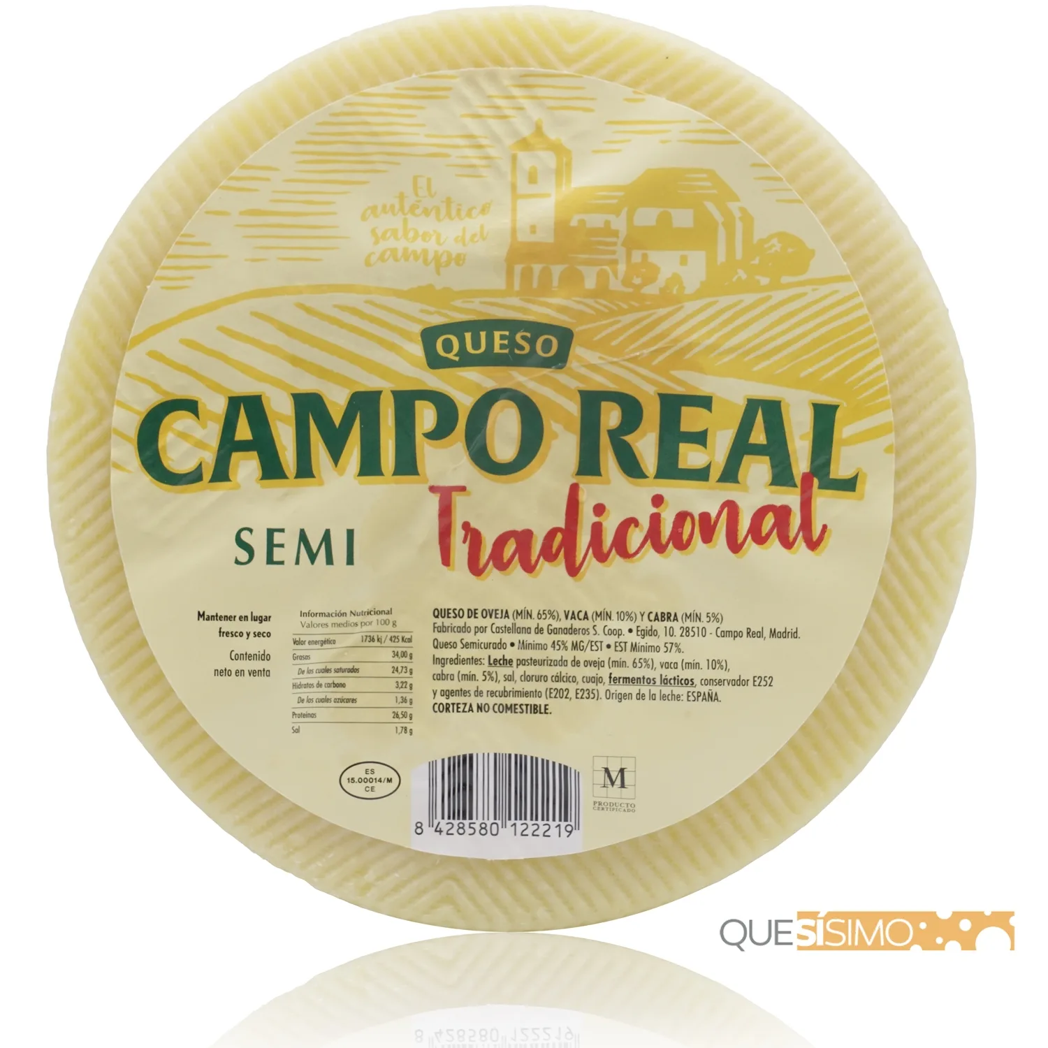 Campo Real Tradicional Semicurado Mezcla