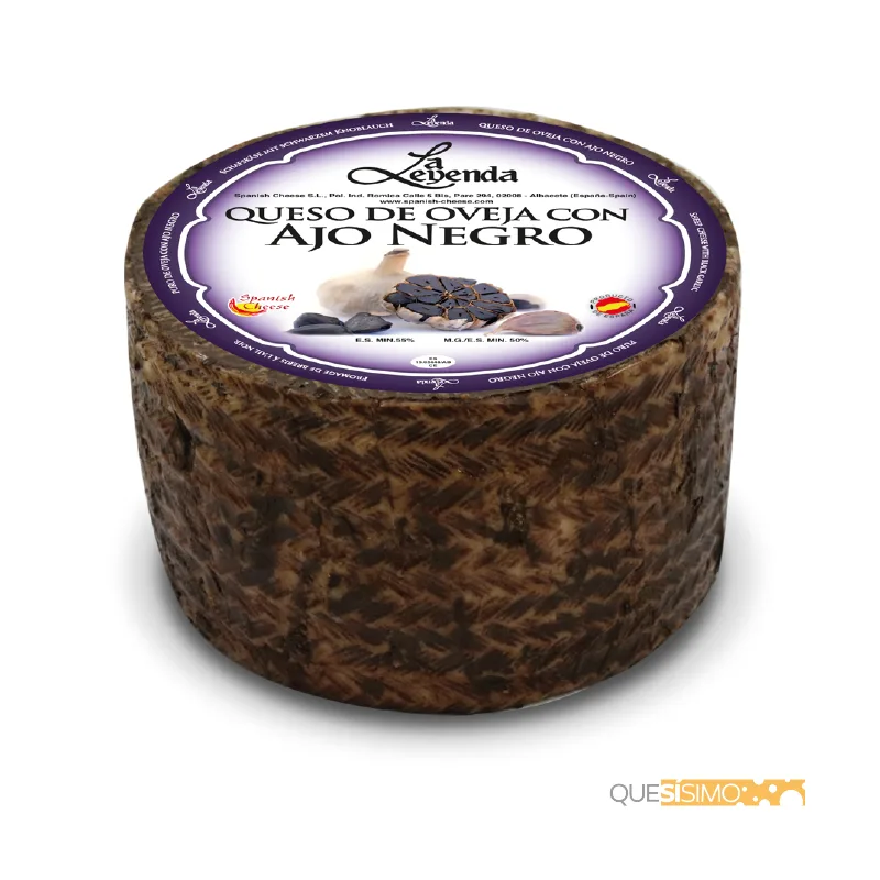 Queso de Oveja Curado de Ajo Negro La Leyenda