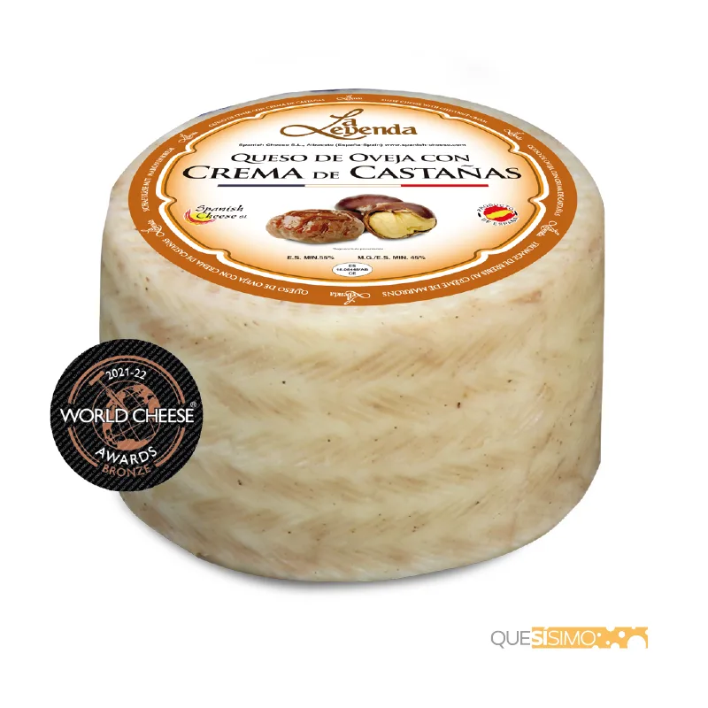 Queso de Oveja Curado de Crema de Castañas La Leyenda