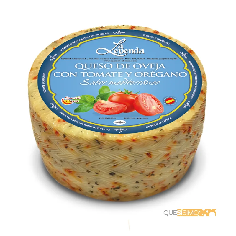 Queso de Oveja de Tomate y Orégano La Leyenda