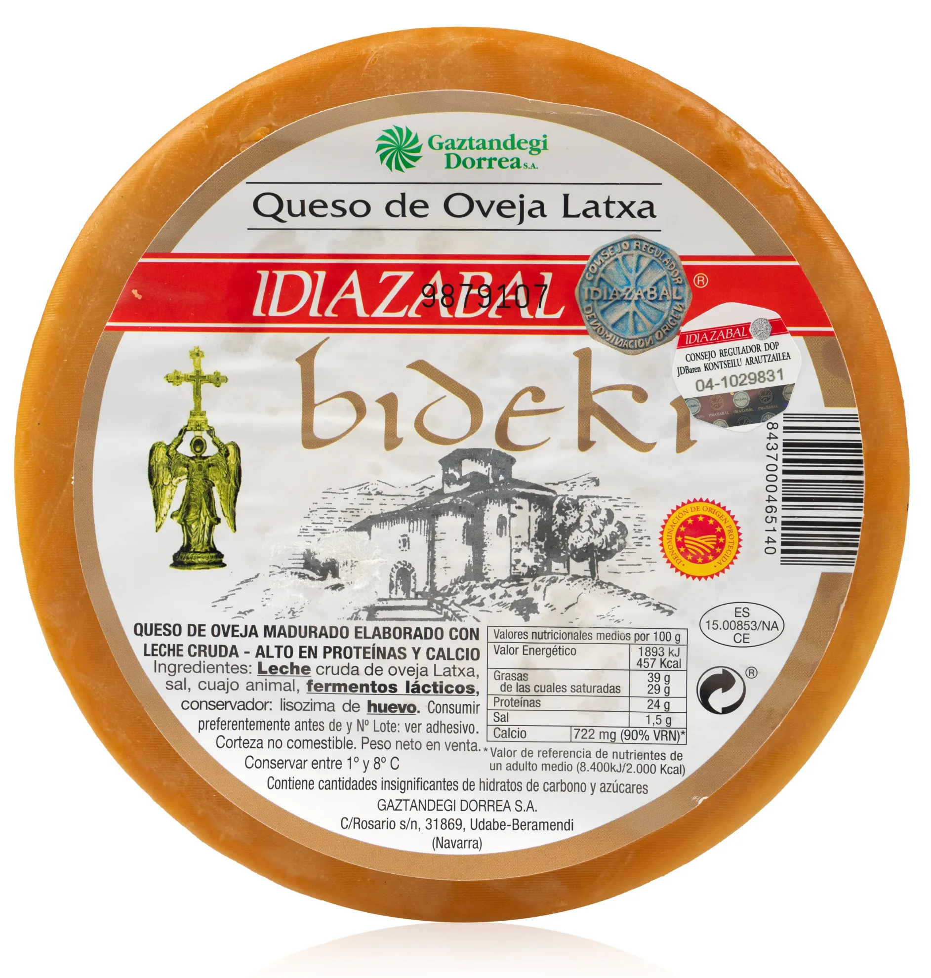 Queso Idiazabal Ahumado D.O.P. Bideki