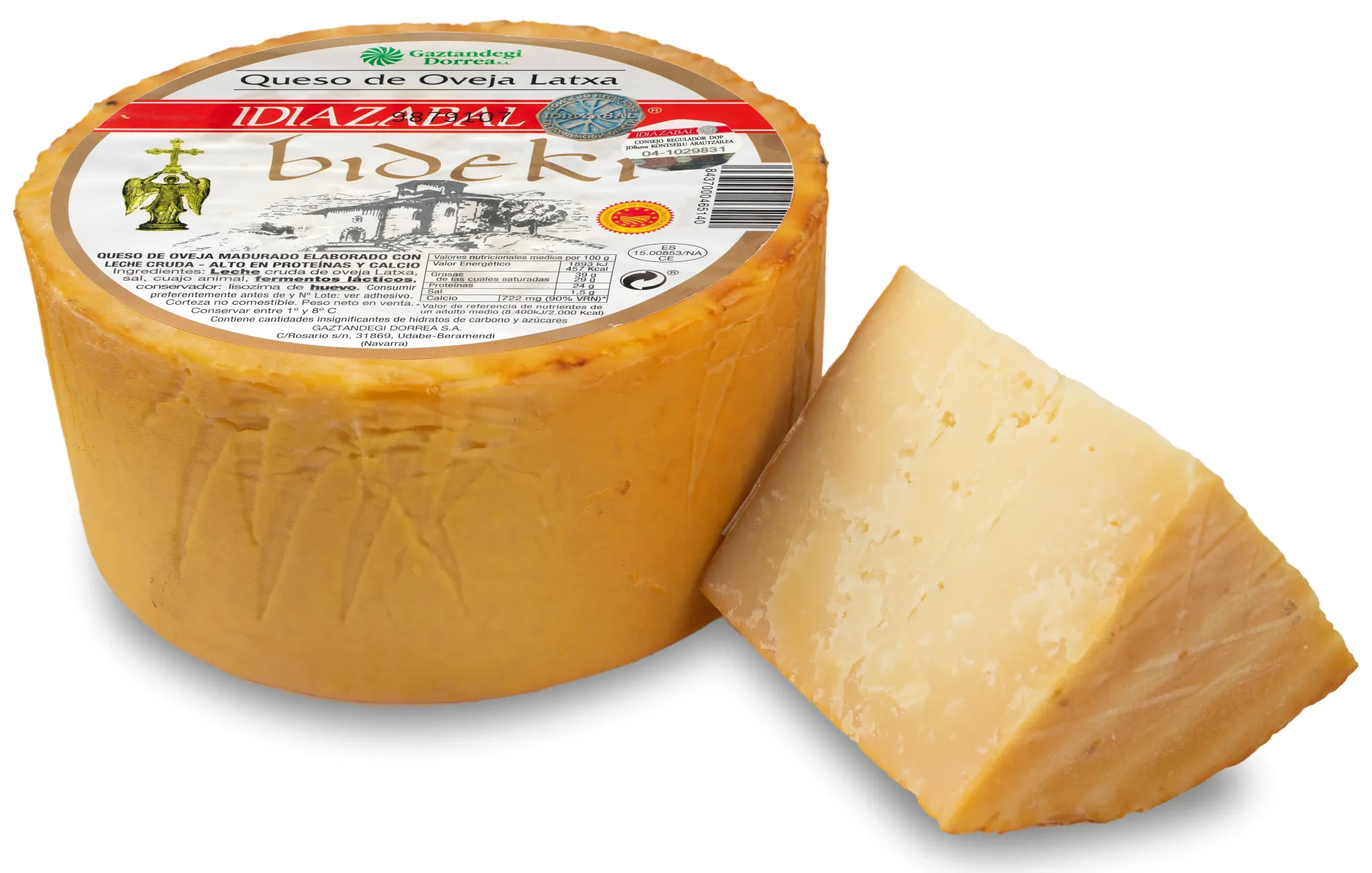 Queso Idiazabal Ahumado D.O.P. Bideki