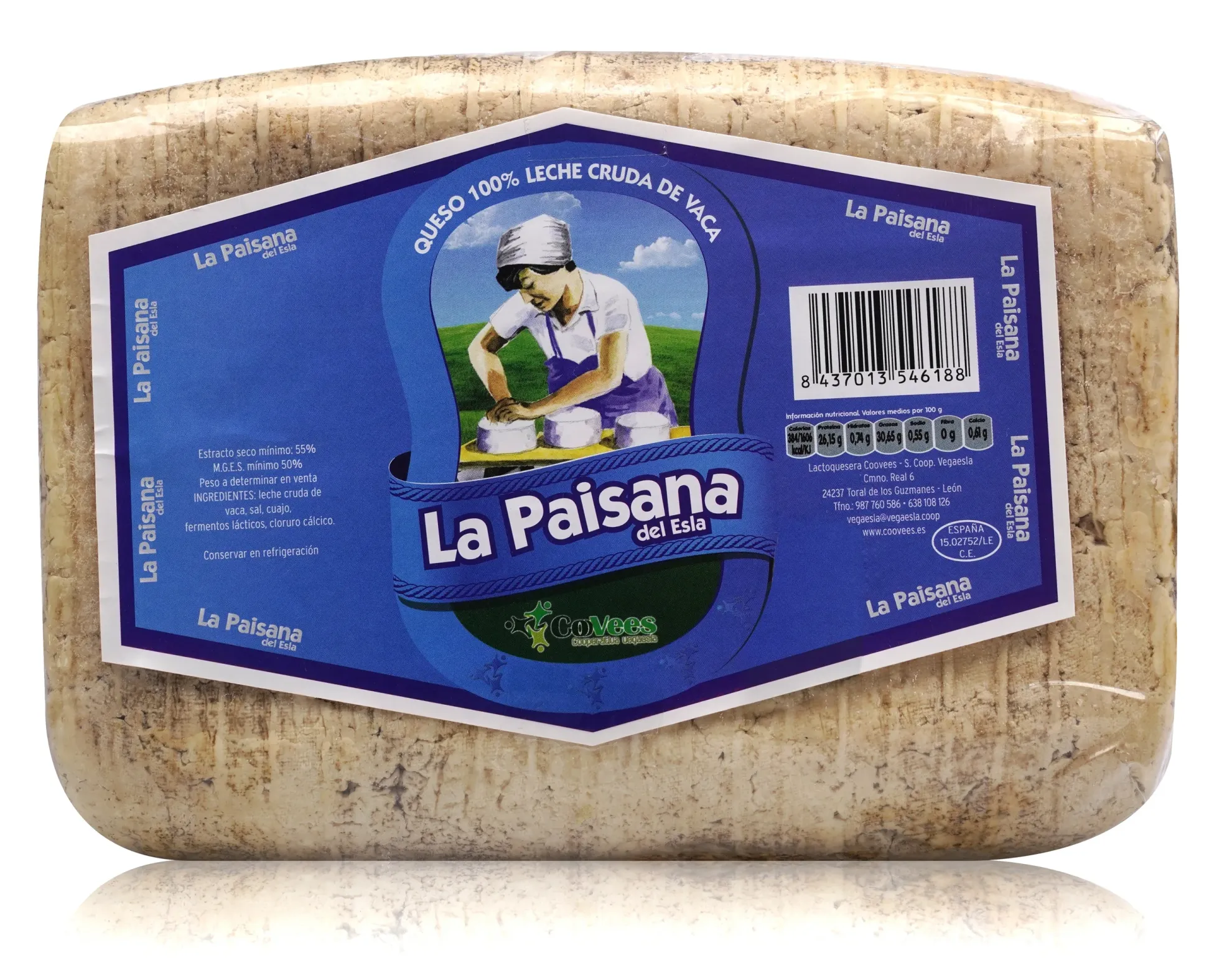 Queso La Paisana del Esla Semicurado