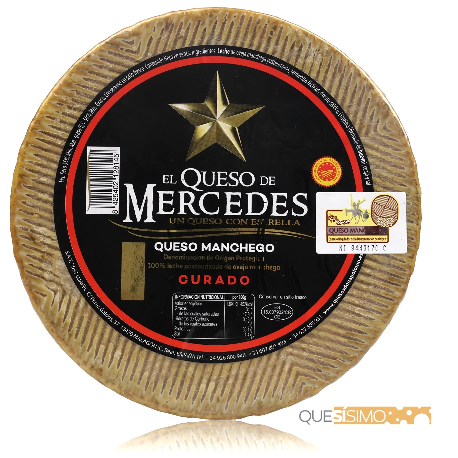 Queso Manchego Mercedes DOP