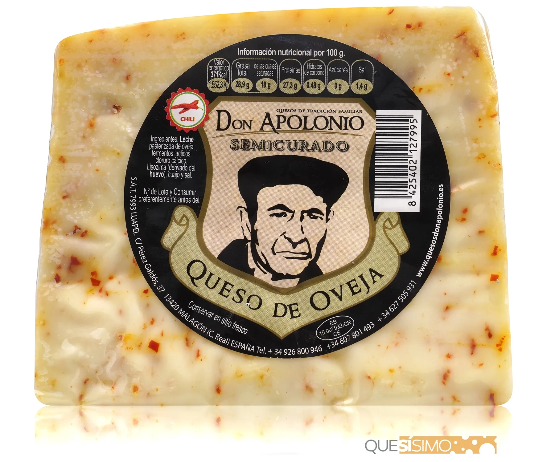 Queso Oveja Chili Don Apolonio