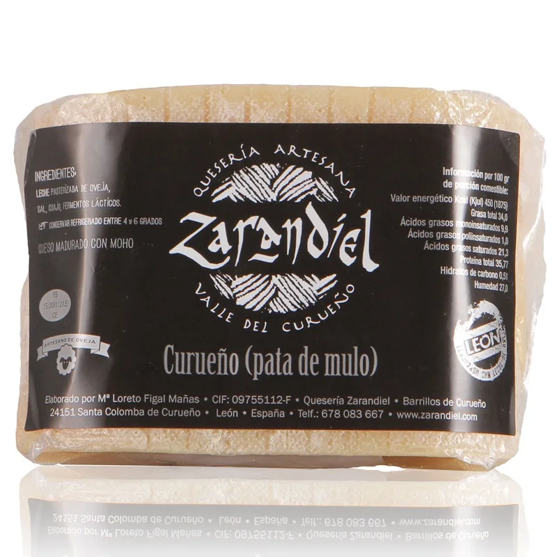 Queso Pata Mulo Curueño Oveja Zarandiel