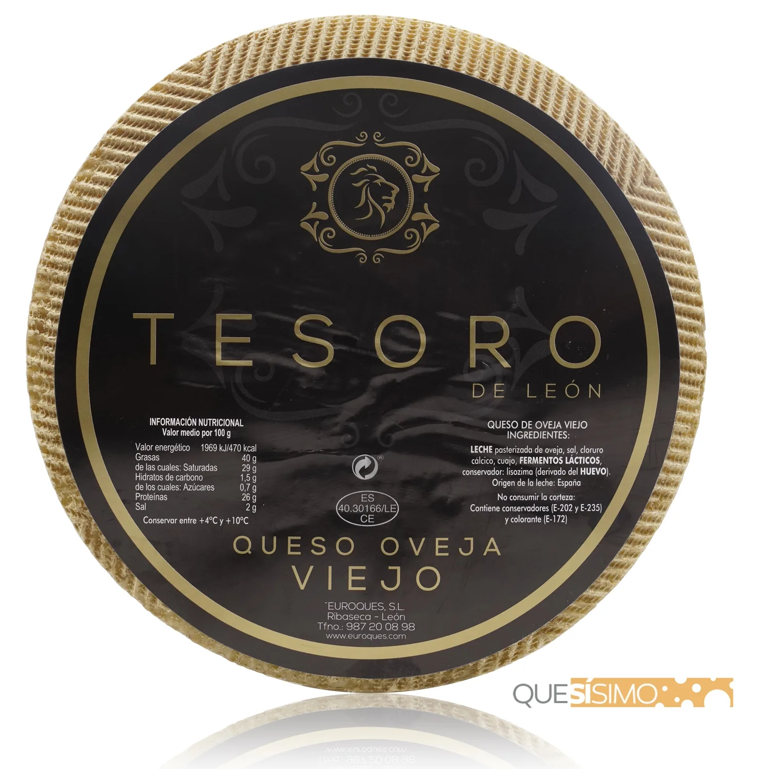 Queso Tesoro de León Viejo Oveja