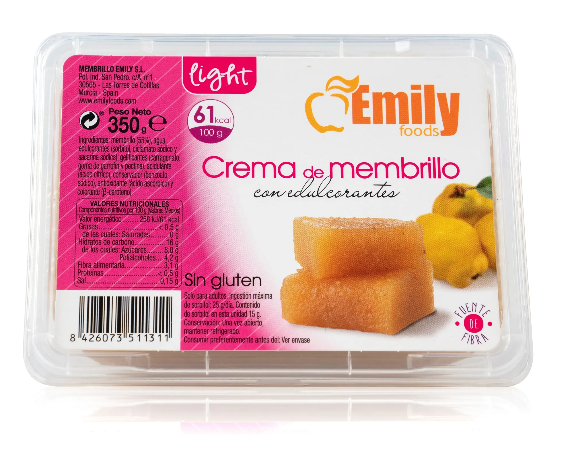 Tarrina Membrillo Light